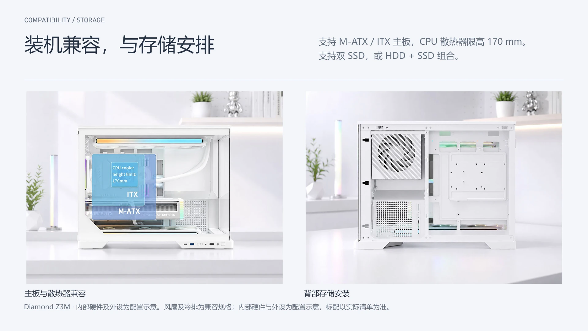 WHITE CHAMBER / 装机兼容,与存储安排