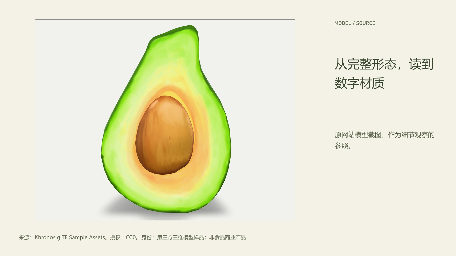 AVOCADO / 从完整形态,读到数字材质