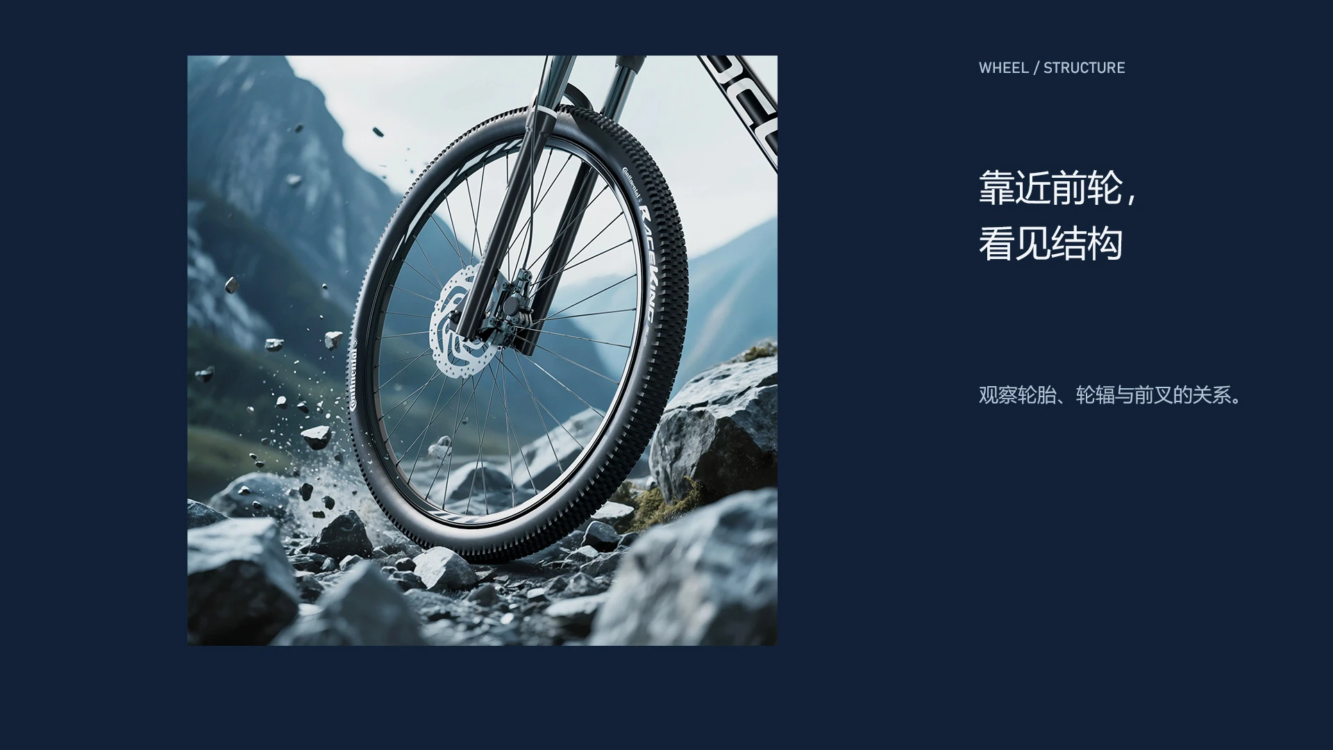 ALTITUDE / 靠近前轮, 看见结构